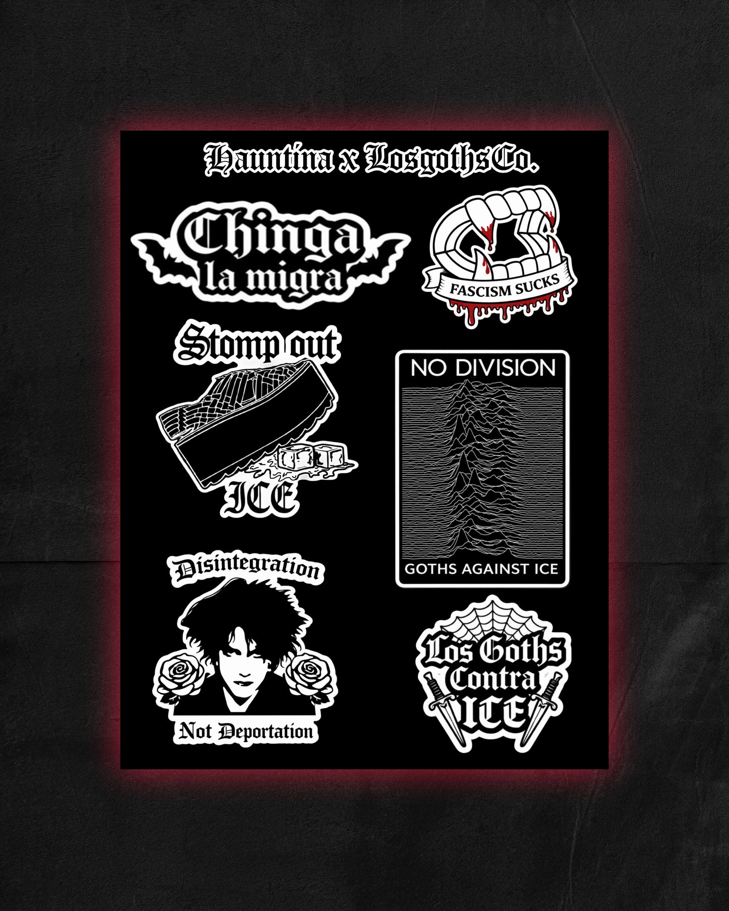Hauntina X LosGothsCo. Sticker Sheet