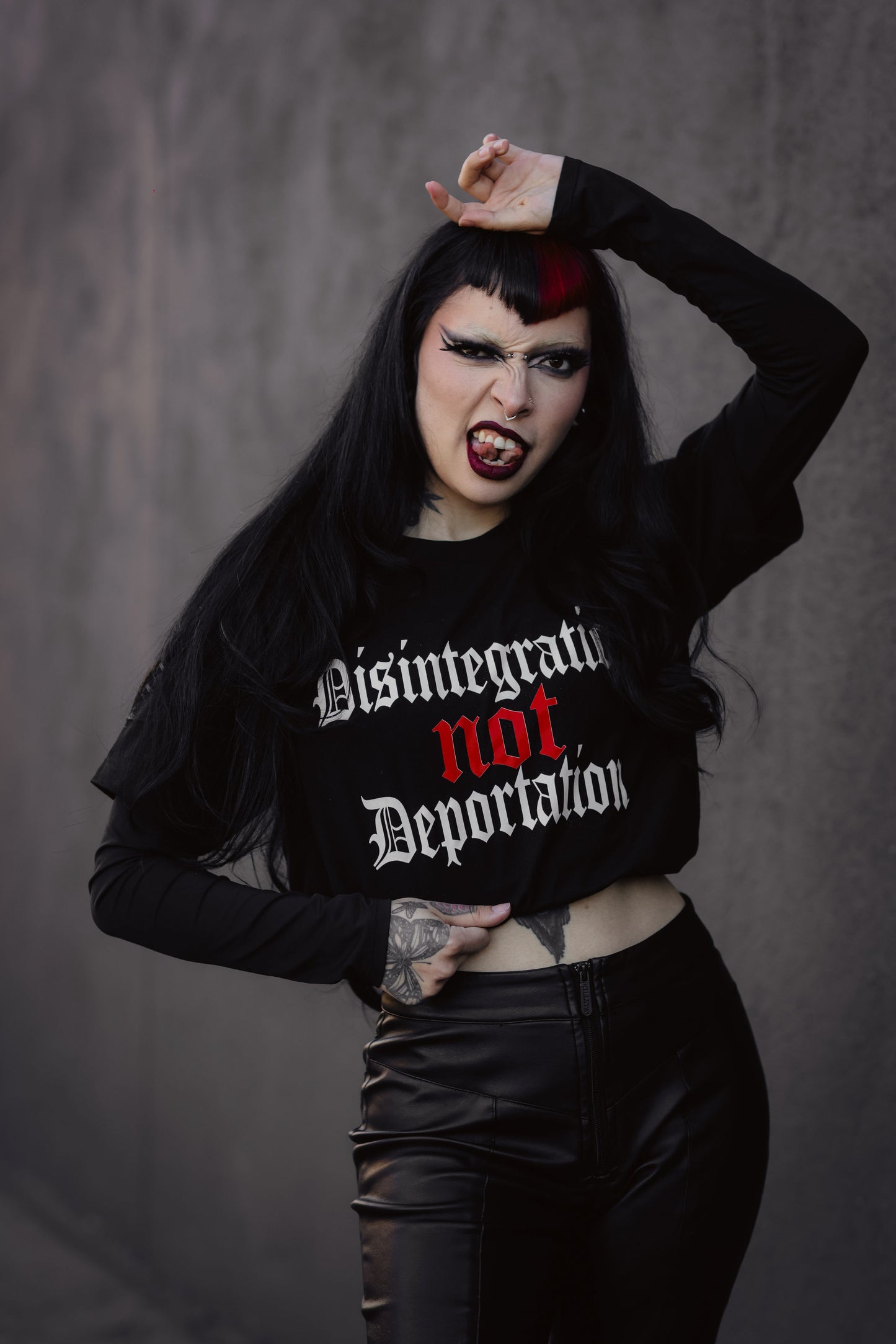 Disintegration Not Deportation Tee + Sticker Sheet Bundle