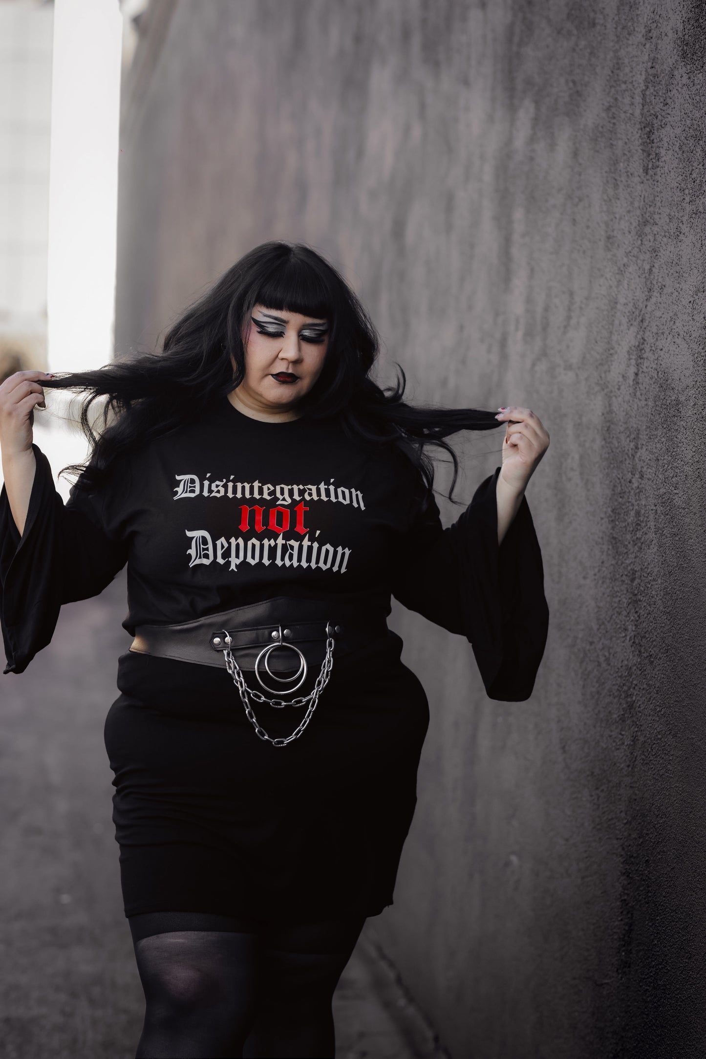 Disintegration Not Deportation Tee + Sticker Sheet Bundle