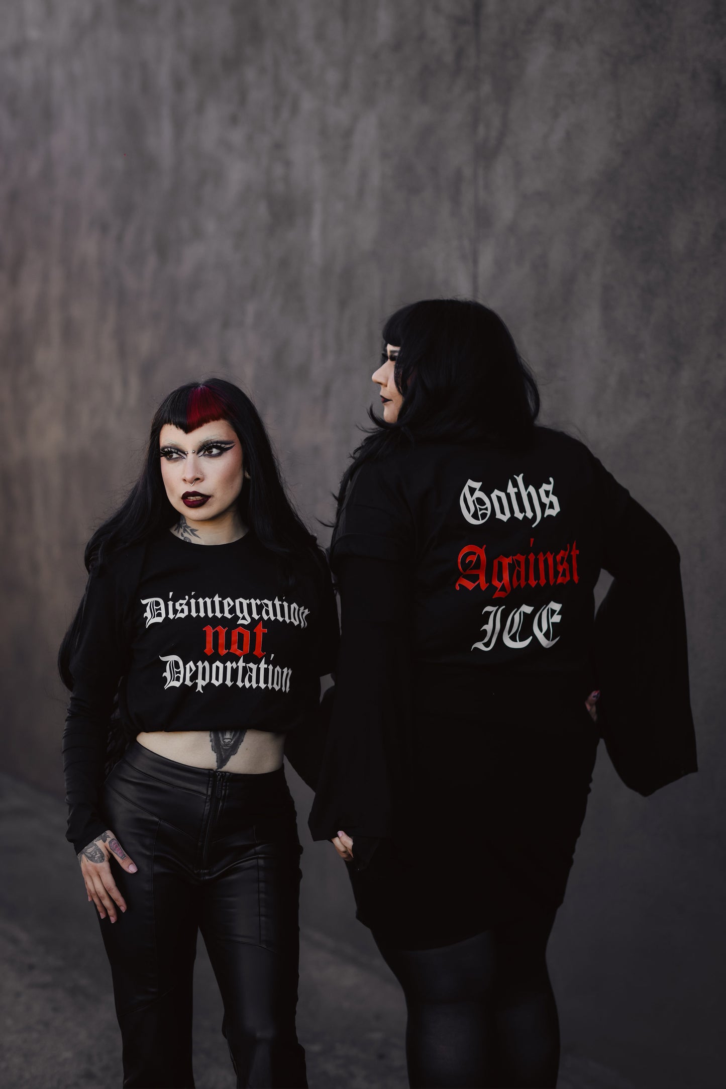 Disintegration Not Deportation Tee + Sticker Sheet Bundle