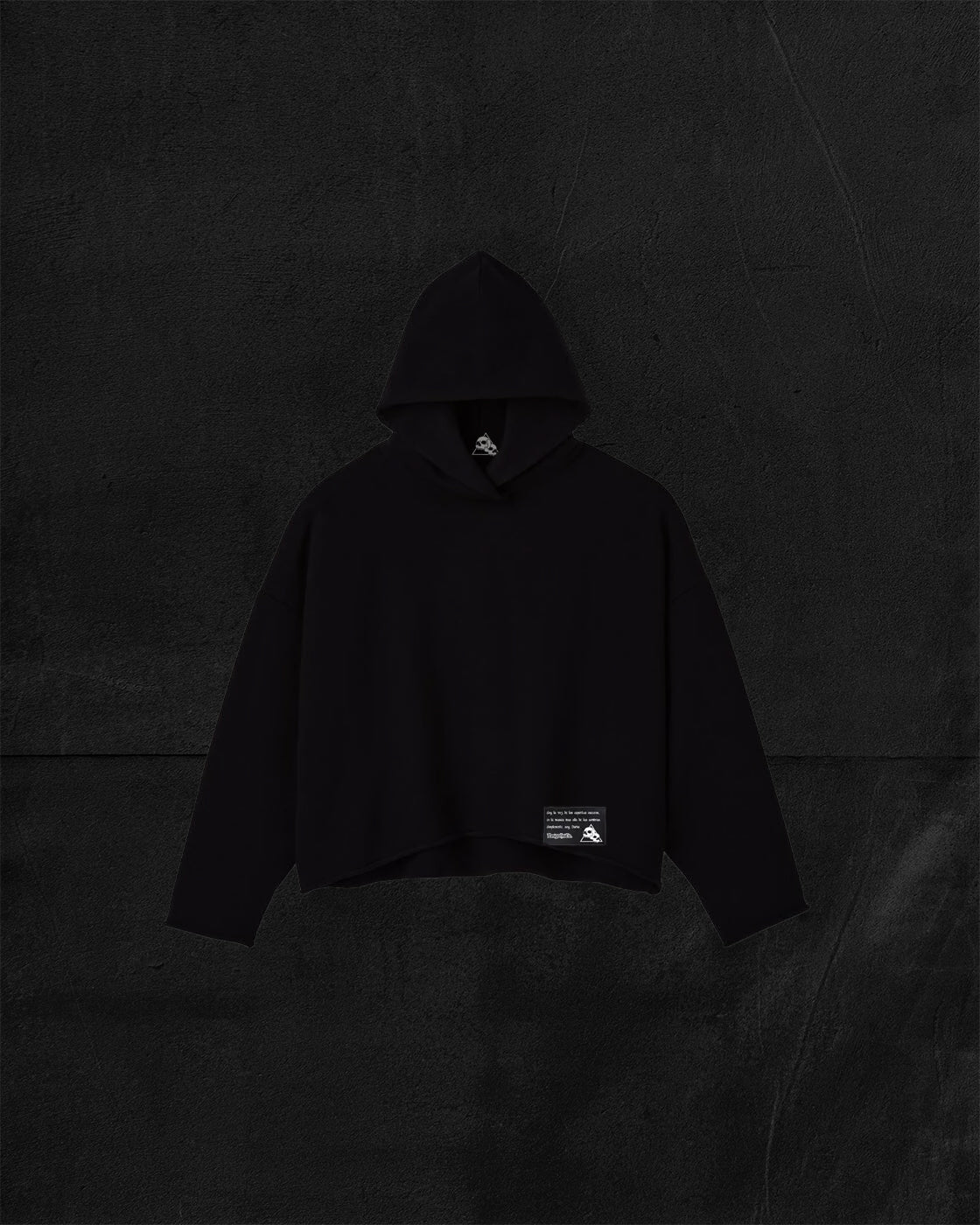 Raw Edge Icon Hoodie