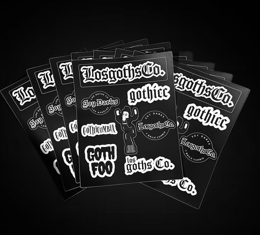 LosGothsCo. Sticker Sheet